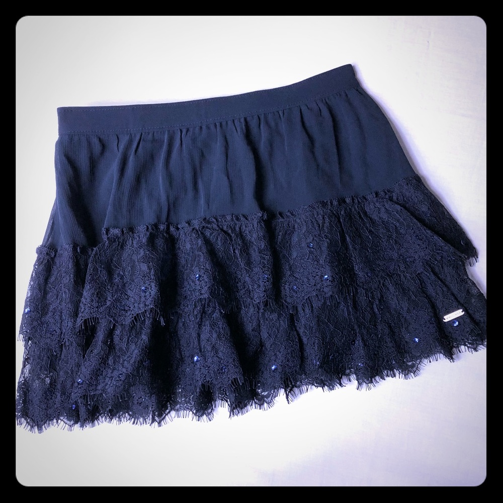Girls Abercrombie Navy Blue Skirt BNWT